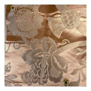 SCHUMACHER Mocha Jacobean Damask  25” X 26” Fabric Sample Centennial Archive